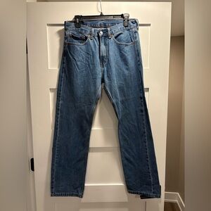 Levi's Blue Straight Jeans 505